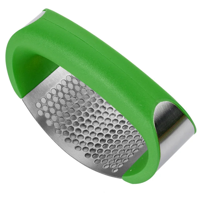 Stainless Steel Garlic Press Crusher Manual Garlic Mincer Chopping Garlic Tool Fruit Vegetable Tools Kitchen Gadget Accessories