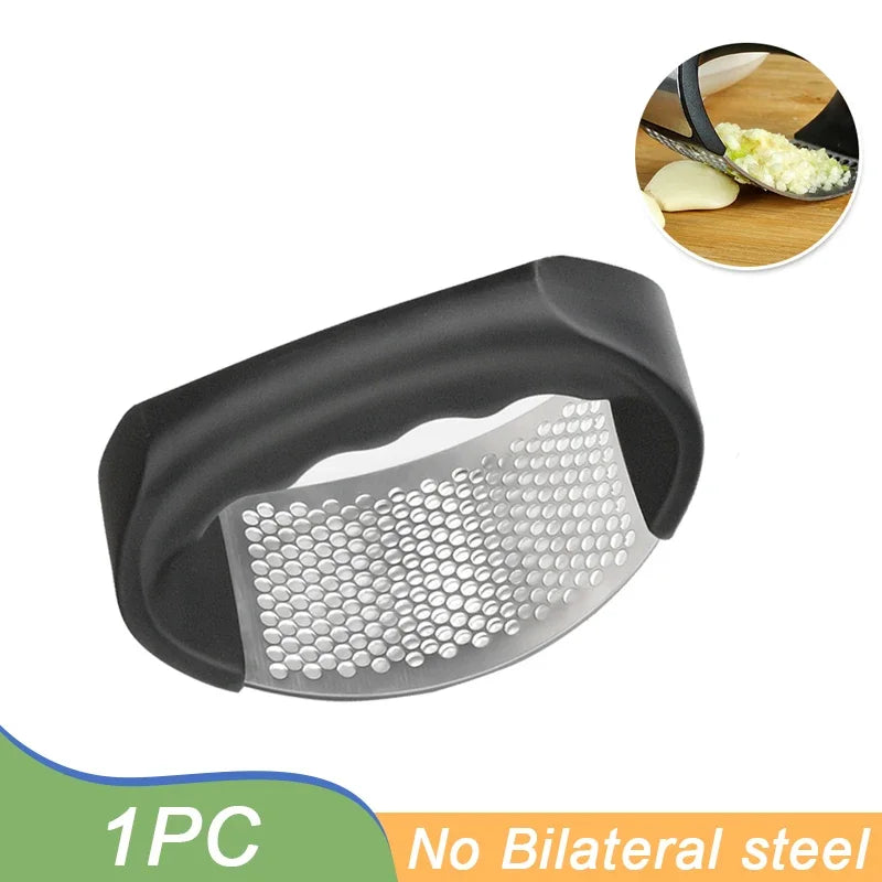 Stainless Steel Garlic Press Crusher Manual Garlic Mincer Chopping Garlic Tool Fruit Vegetable Tools Kitchen Gadget Accessories
