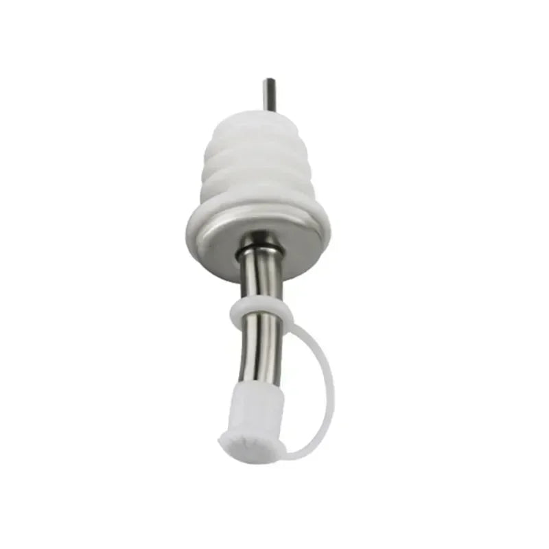 1PC Stainless Steel Oil Bottle Spout Pourer/Mouth with Stopper Flask Dry Red Wine Pot Bottle Cork Plug Olive Pourer Dispenser