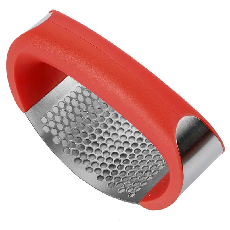 Stainless Steel Garlic Press Crusher Manual Garlic Mincer Chopping Garlic Tool Fruit Vegetable Tools Kitchen Gadget Accessories